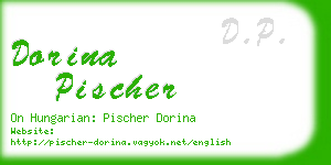 dorina pischer business card